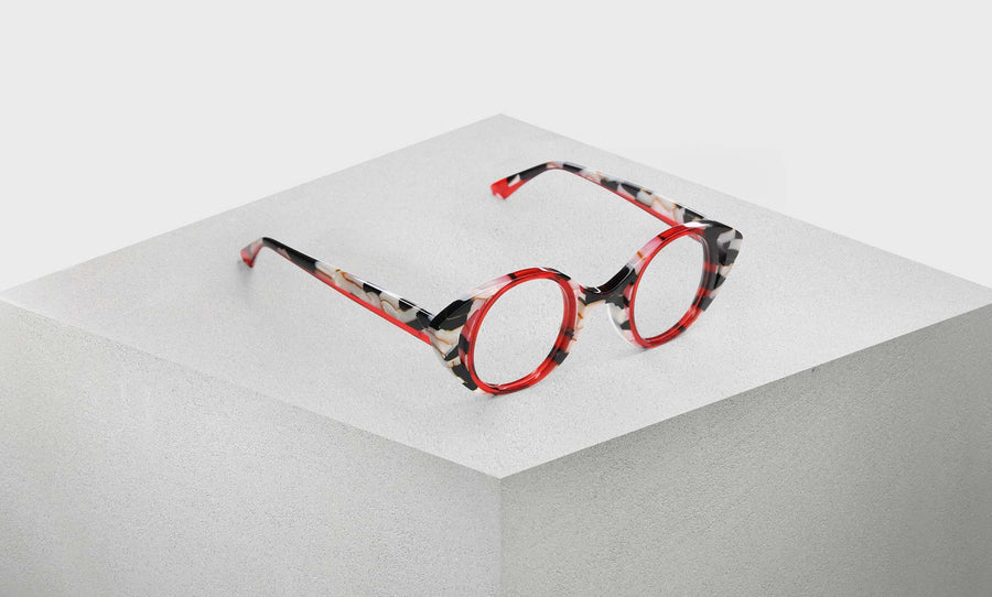 00 | eyebobs Master Pieces, Round, Wide, reader, blue light, prescription glasses, pedestal image