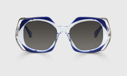 10-pg | eyebobs Muse, Wide, Geometric, bifocal reader sunglass, polarized grey sunglasses