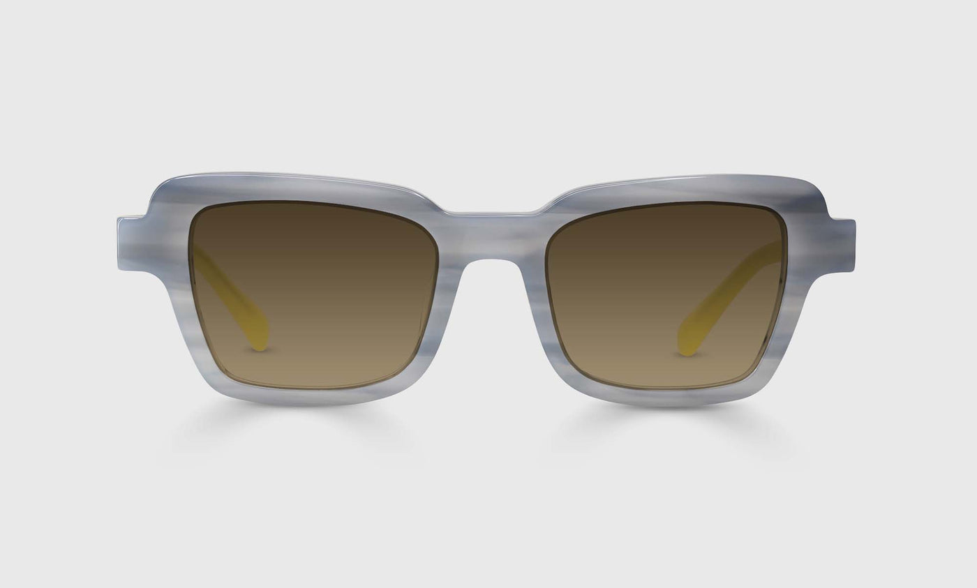 10-pb | eyebobs Large and In Charge, Wide, Square, bifocal reader sunglasses, polarized brown sunglasses