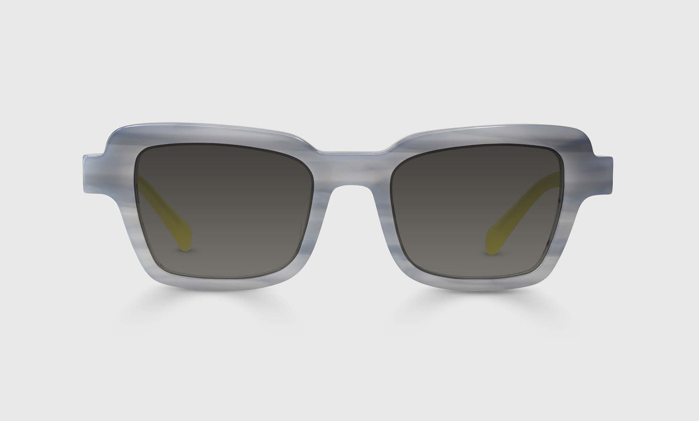 10-pg | eyebobs Large and In Charge, Wide, Square, bifocal reader sunglasses, polarized grey sunglasses