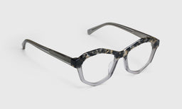 00 | eyebobs Tough Nut, Average, Geometric, readers, blue light, prescription glasses, angled image