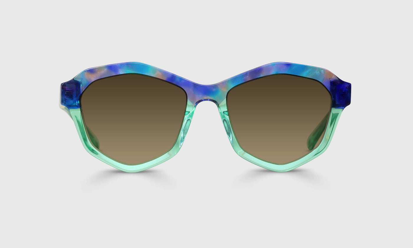 17-pb | eyebobs Tough Nut, Average, Geometric, bifocal reader sunglasses, polarized brown sunglasses