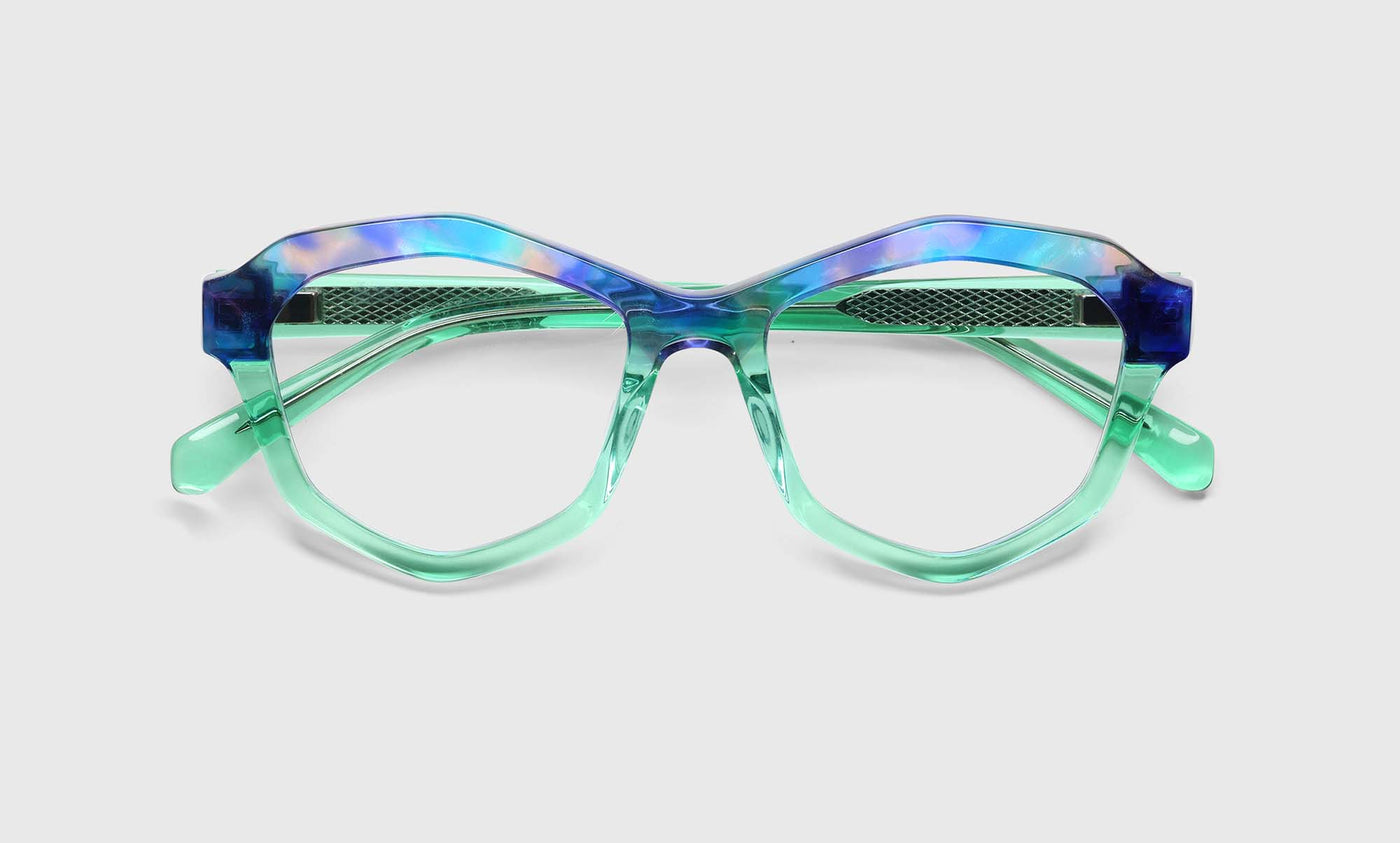 17 | eyebobs Tough Nut, Average, Geometric, readers, blue light, prescription glasses, laydown image