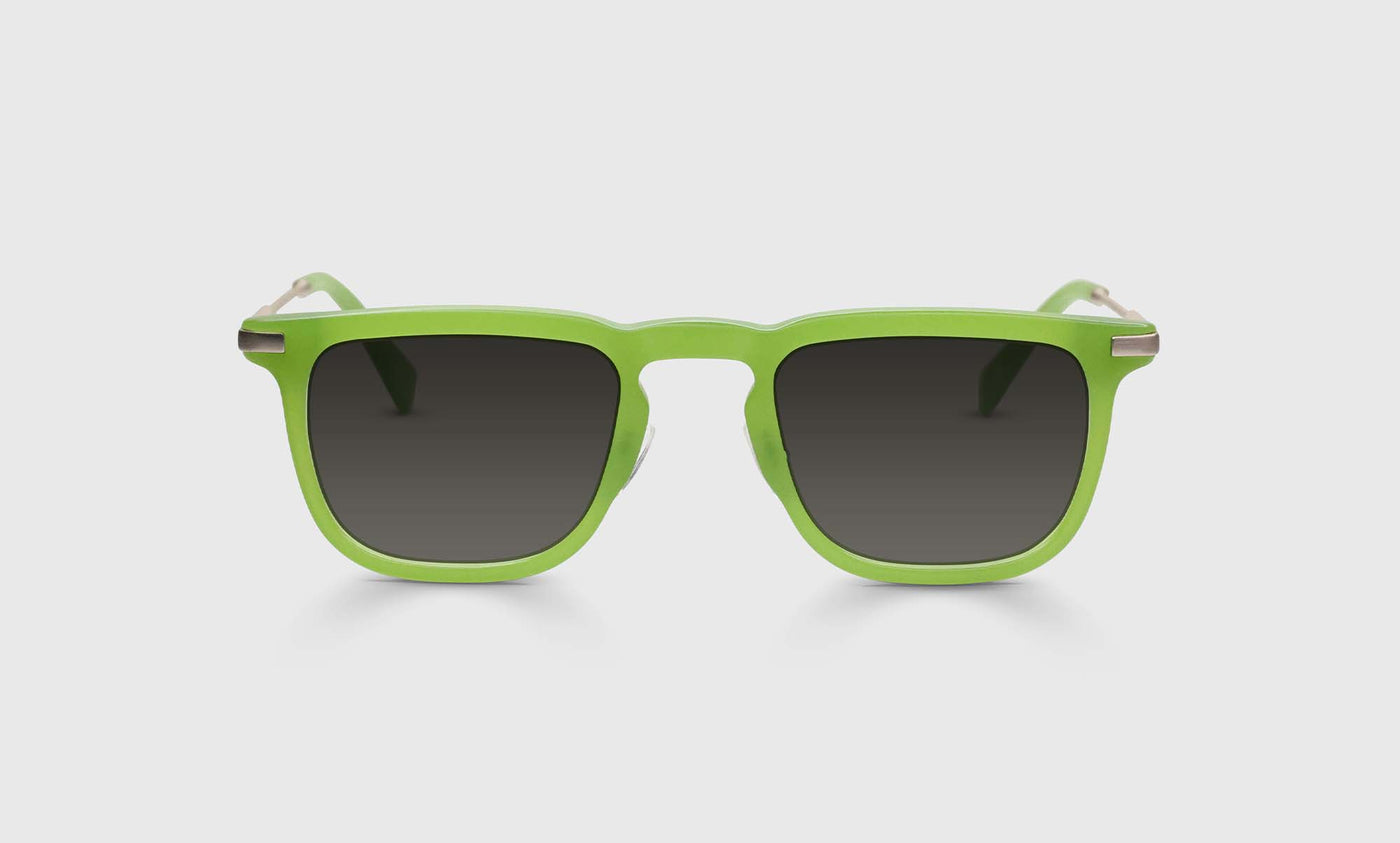 Small Fry Color 17 - Matte Green Apple Front and Metal Temples