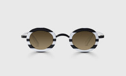 00-pb | eyebobs Pinhead, Round, Narrow, Bifocal Reader Sunglasses, Polarized Brown Sunglasses