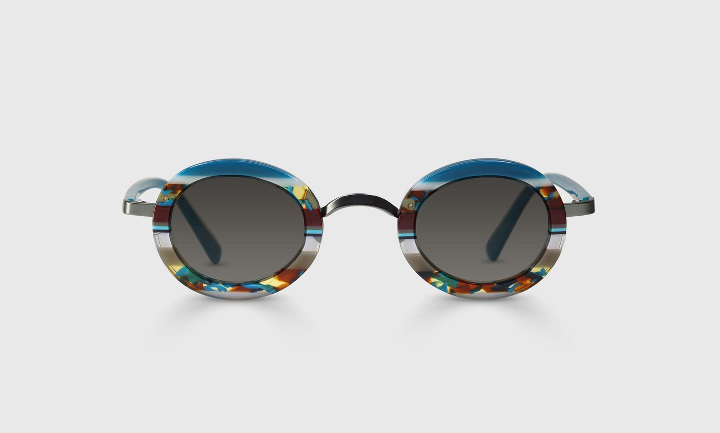 10-pg, 10-rs | eyebobs Pinhead, Round, Narrow, Bifocal Reader Sunglasses, Polarized Grey Sunglasses