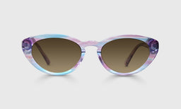 15-pb | eyebobs Fat Cat, Cat Eye, Wide, Bifocal Reader Sunglasses, Polarized Brown Sunglasses