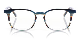 Boardroom Color 59 - Teal Multi-Stripe Front and Teal Tortoise Temples