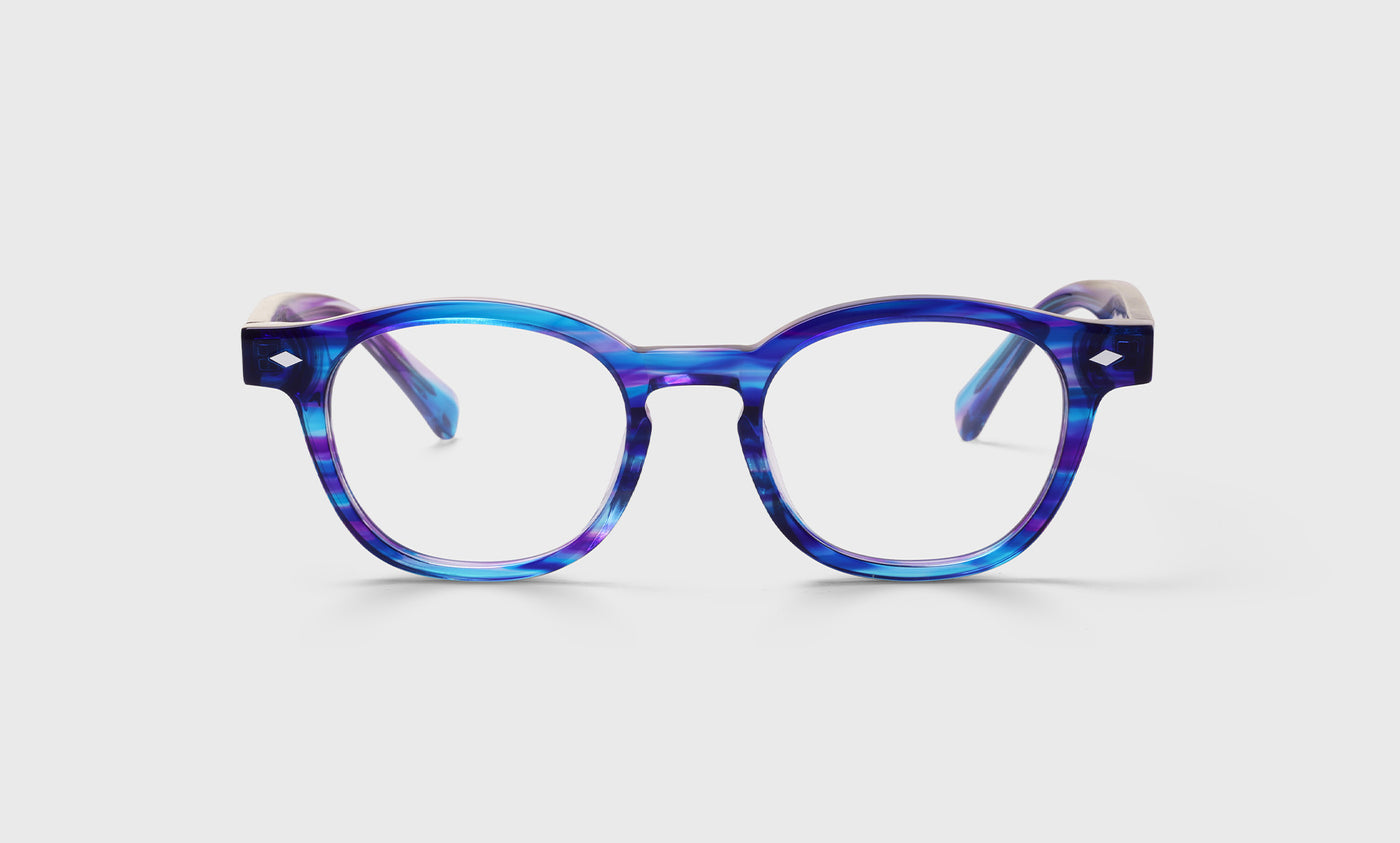 Bitty Witty Color 09 - Blue and Purple Demi Front with Blue Demi Temples