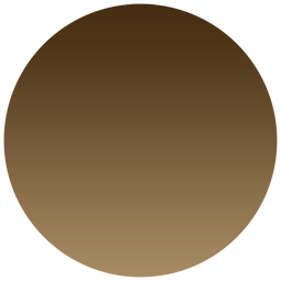 Round polarized brown acetate lens with gradient tint shown on a white background