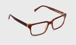 04_classic eyebobs Hugh Jass Rectangle Wide readers blue light prescription glasses , Color: Red