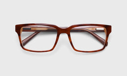 04_classic eyebobs Hugh Jass Rectangle Wide readers blue light prescription glasses , Color: Red
