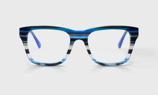 10 - Blue Stripe Front with Blue Crystal Temples