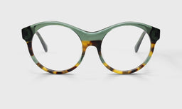 Off the Record Color 17 - Green and Tortoise Front and Temples