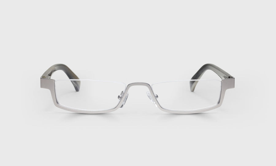 H1_eyebobs premium designer peek performer readers, blue light and prescription glasses in matte silver