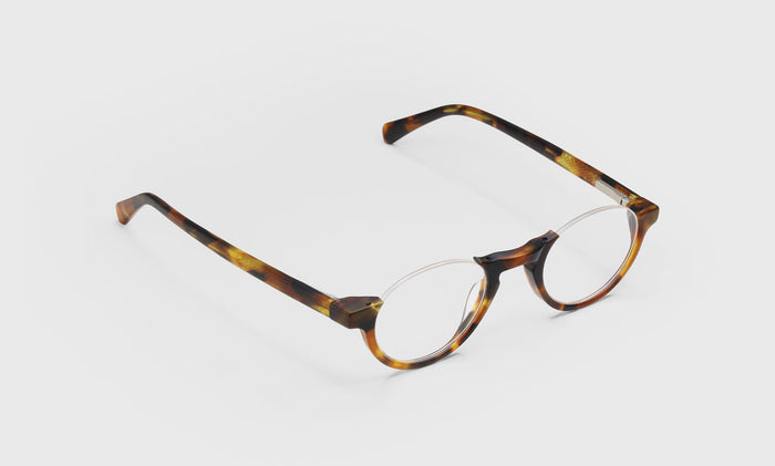 Tortoise shell half rim glasses outlet