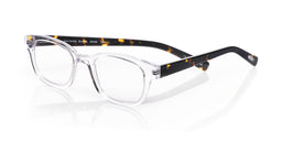Biff Narrow Color 20 - Crystal Front with Demi Tortoise Temples