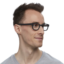 Biff Narrow Color 20 - Crystal Front with Demi Tortoise Temples