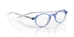 Board Stiff Narrow Color 15 - Light Blue Crystal Front with Crystal Temples