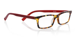 Number Cruncher Color 41 - Tortoise Front with Red Temples