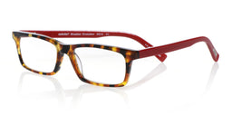 Number Cruncher Color 41 - Tortoise Front with Red Temples